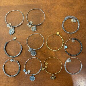 11 Alex and Ani Bracelets